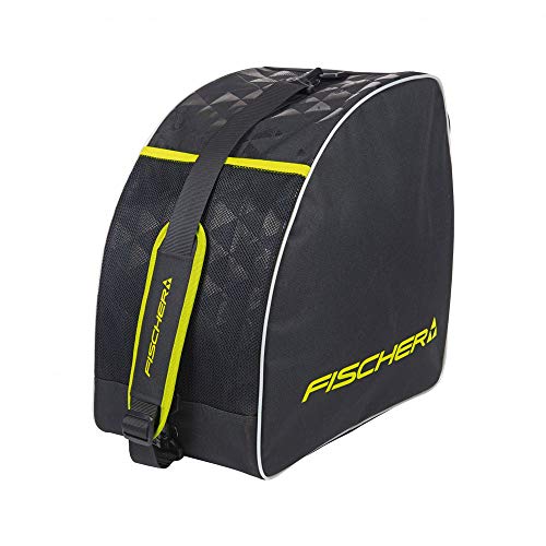 fischer Alpine Eco - Bolsa para Botas de esquí, Color Negro/Amarillo, tamaño -