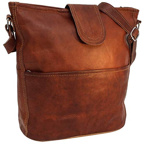 Gusti Bolso Bandolera - Jacqueline Bolso de Cuero marrón Gusti Bolso Bandolera - Jacqueline Bolso de Cuero marrón