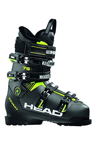 Head Advant Edge 75 Botas de esquí, Hombre, Antracita, Negro y Amarillo, 275 Head Advant Edge 75 Botas de esquí, Hombre, Antracita, Negro y Amarillo, 275