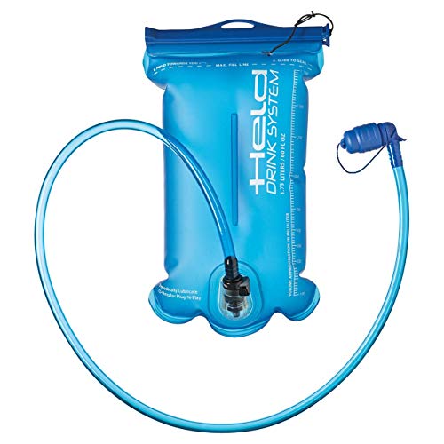 Held - Bolsa de hidratación (1,75 L, con tubo extraíble y soldador de pared central para una forma delgada del sistema de hidratación, bolsa de bebida)