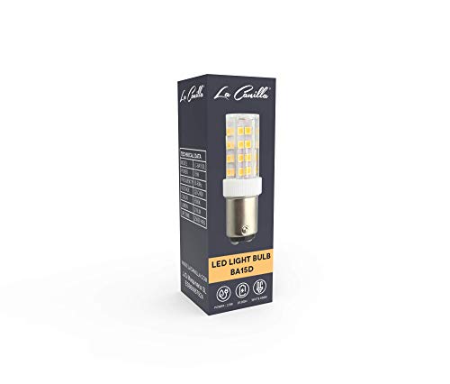 La Canilla ® - Bombilla LED Máquina de Coser Alfa, Singer, Sigma y más modelos Lámpara LED Ba15D Luz Fría 6500K - 210LM