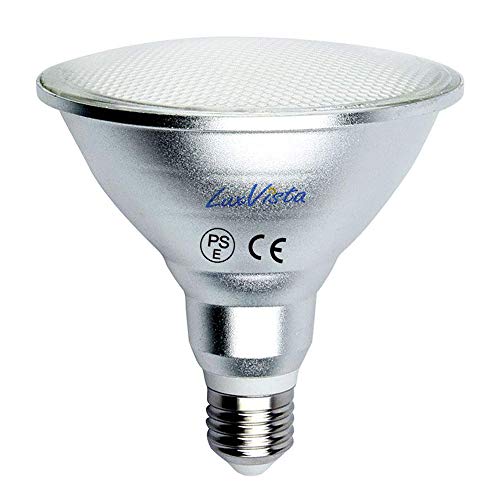 Luxvista 15W Par38 E27 Impermeable Foco Lámpara Bombilla Proyector LED Spot (Luz Cálida, 1200 Lúmenes, 120W Equivalente)