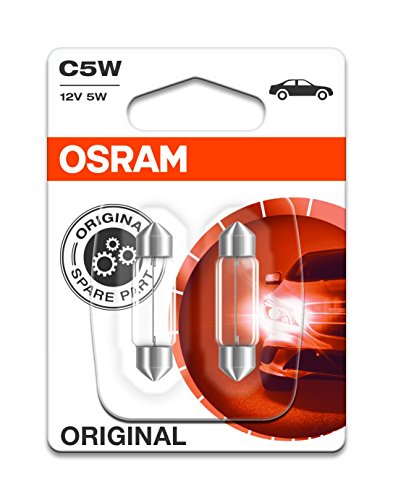 Osram 6418-02B Lámpara SV8,5-9 12V 5W C5W, blanco