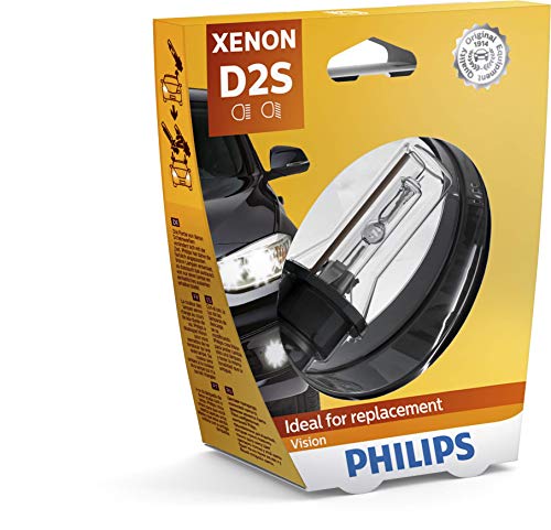 Philips 85122VIS1 Xenon Vision - Bombilla (D2S, xenón, 1 unidad)