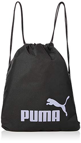 Puma Phase Gym Sack Bolsa De Cuerdas, Unisex Adulto, Black/Sweet Lavender, OSFA Puma Phase Gym Sack Bolsa De Cuerdas, Unisex Adulto, Black/Sweet Lavender, OSFA