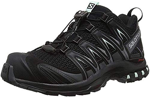 Salomon XA Pro 3D W Zapatillas de trail running Mujer, Negro (Black/Magnet/Fair Aqua), 38 EU (5 UK) Salomon XA Pro 3D W Zapatillas de trail running Mujer, Negro (Black/Magnet/Fair Aqua), 38 EU (5 UK)
