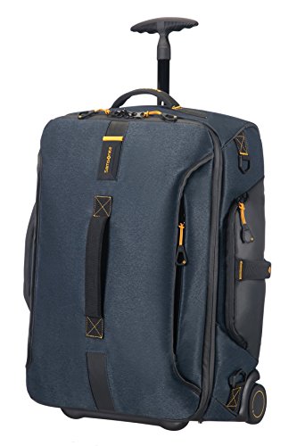 Samsonite Paradiver Light Bolsa de Viaje con Ruedas, S (55Cm-48,5L), Jeans Azul Samsonite Paradiver Light Bolsa de Viaje con Ruedas, S (55Cm-48,5L), Jeans Azul