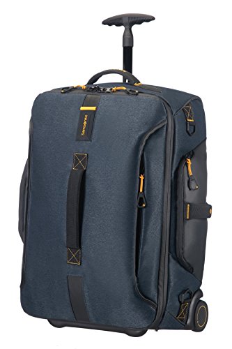 Samsonite Paradiver Light Bolsa de Viaje con Ruedas, S (55Cm-48,5L), Jeans Azul