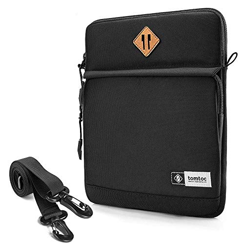 tomtoc Bolso de Hombro para Tableta para 12.9" New iPad Pro (3 Rd Gen) 2018-2019 con Apple Pencil Smart Keyboard y Logitech Slim Folio Pro Case, Bolsillo Frontal para Tableta y Accesorios, Negro tomtoc Bolso de Hombro para Tableta para 12.9" New iPad Pro (3 Rd Gen) 2018-2019 con Apple Pencil Smart Keyboard y Logitech Slim Folio Pro Case, Bolsillo Frontal para Tableta y Accesorios, Negro