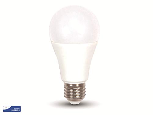 V-TAC Bombilla LED 9 W, Bulb A58 Chip Samsung Pro Casquillo E27, 6400 K