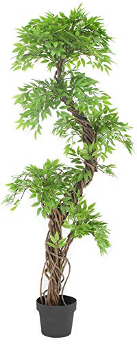 Vert Lifestyle Elegante Fruticosa Japonesa Artificial Arbol, Lujosa Réplica/Planta Artificial de Interior/ 165 cm de Altura hogar o la Oficina. Plantas de Patio