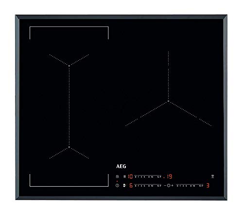 AEG IKE63441FB Placa inducción flexible, Biselada, Extraplana 3 zonas, Función Pausa, Calentamiento rápido, Sistema de conexión automática, Función Puente bizona,Negro, 60 cm AEG IKE63441FB Placa inducción flexible, Biselada, Extraplana 3 zonas, Función Pausa, Calentamiento rápido, Sistema de conexión automática, Función Puente bizona,Negro, 60 cm