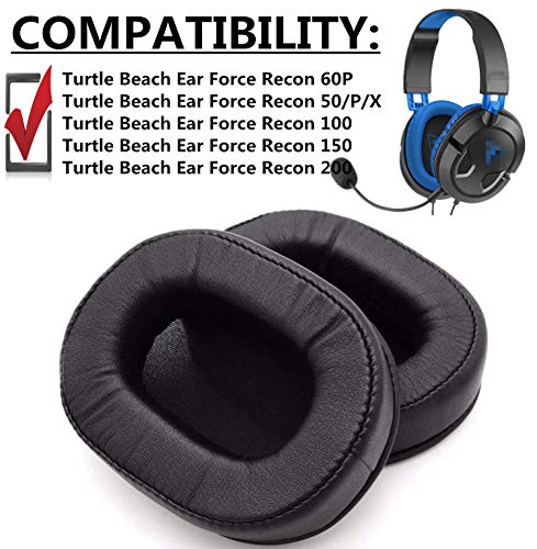 Almohadillas de repuesto para auriculares de Turtle Beach Ear Force Recon 60P 60p 60p