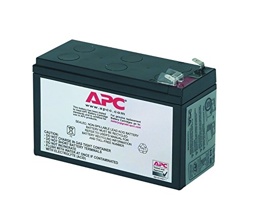 APC APCRBC106 batería de sustitución para UPS, compatible con los modelos BE400-SP / BE400-GR y otros
