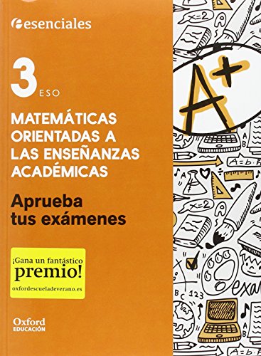 Aprueba Matemáticas. Cuaderno Del Alumno. 3º ESO (Aprueba tus Exámenes) - 9780190508890