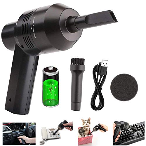Aspirador Teclado Powcan Mini Aspirador Inalámbrico de Mano Recargable con Li-batería Aspirador Portátil de Alta Aspiración para Teclado Portátil PC de Escritorio TV Satélite DVD Aspirador Teclado Powcan Mini Aspirador Inalámbrico de Mano Recargable con Li-batería Aspirador Portátil de Alta Aspiración para Teclado Portátil PC de Escritorio TV Satélite DVD