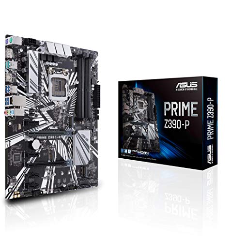 ASUS Prime Z390-P - Placa base ATX Intel de 8a y 9a gen. LGA1151 con OptiMem II, DDR4 4266 MHz, dos M.2, Intel Optane Memory, SATA 6 Gb/s y USB 3.1 Gen.2