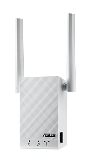 ASUS RP-AC55- Repetidor Extensor de Red WiFi AC1200 Doble Banda (Puerto LAN Gigabit, Modo Punto Acceso, indicador LED señal)