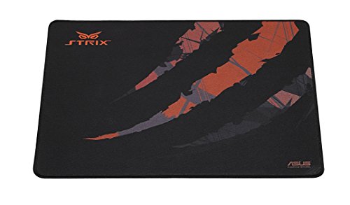 ASUS Strix Glide Control - Alfombrilla Gaming (Acabado precisión), Color Negro y Naranja