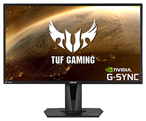 ASUS VG27AQ TUF Gaming - Monitor de Gaming de 27" (WQHD 2560x1440, 165 Hz, Extreme Low Motion Blur Sync, G-SYNC Compatible, Adaptive-sync, 1 ms MPRT) color Negro