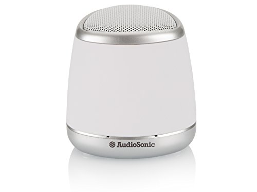 Audiosonic SK-1505 - Altavoz Bluetooth con batería Recargable, Color Blanco