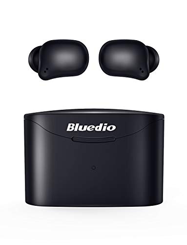 Auriculares Bluetooth, Bluedio T Elf2 Auriculares Inalámbricos Estéreo In-Ear Bluetooth 5.0 Auriculares con Llamadas Binaurales de Micrófono, Control Táctil, Emparejamiento Fácil, Total de 35 Horas