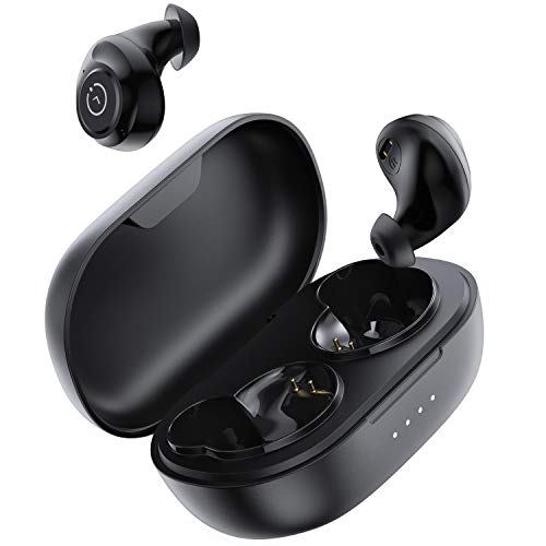 Auriculares inalámbricos Bluetooth ENACFIRE E60 V5.0, 8 Horas de reproducción Permanente, Auriculares Deportivos Bluetooth de Nivel IPX8, Bajos Profundos Apt-X, Doble micrófonos incorporados