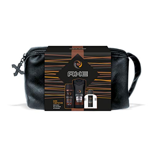 Axe Necesser Dark Temptation Bodyspray 150 ml + Gel de Ducha 250 ml + Aftershave 100 ml Axe Necesser Dark Temptation Bodyspray 150 ml + Gel de Ducha 250 ml + Aftershave 100 ml