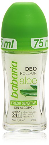 Babaria Aloe Vera Fresh Sensitive - Desodorante roll-on, 75 ml