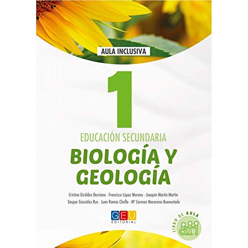 Biología y geología - Libro de texto ciencias naturales - 1º de la ESO/ Editorial GEU / Trabaja el currículo ofical del curso/ Aula inclusiva
