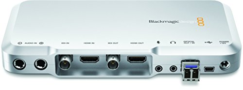 Blackmagic Design ATEM Camera Converter - Conversor de vídeo (2048 x 1556 Pixeles, 1080i,1080p,720p, Plata, SDI/HDMI/Fiber, SDI/HDMI/Fiber, 12 V)