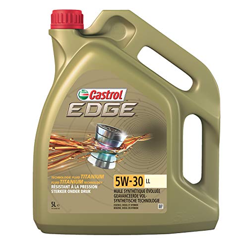 Castrol 57420 EDGE Titanium Aceite para Motor FST 5W-30 LL, 5L (Sello alemán)