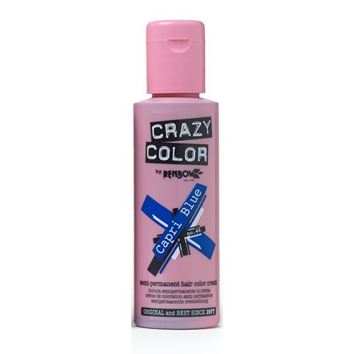 Crazy Color Capri Blue Nº 44 Crema Colorante del Cabello Semi-permanente