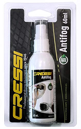 Cressi Premium Anti Fog - Antivaho Spray para Máscara de Buceo/Gafas de Natación, 60 ml