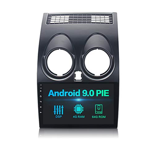 Dasaita 9" Android 9.0 1 DIN Radio Coche Bluetooth Manos Libres con DSP 4G RAM 64G ROM para Nissan Qashqai J10 2008 2009 2010 2011 2012 2013 2014 Autoradio Coche Soporte WiFi GPS USB Mirror Link Dasaita 9" Android 9.0 1 DIN Radio Coche Bluetooth Manos Libres con DSP 4G RAM 64G ROM para Nissan Qashqai J10 2008 2009 2010 2011 2012 2013 2014 Autoradio Coche Soporte WiFi GPS USB Mirror Link