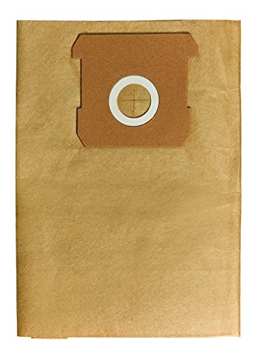 Einhell 2351159 - Pack de 5 bolsas de aspiradora, 12 l, color marrón
