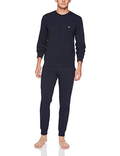 Emporio Armani Men's Pullover Sweater and Pants Loungewear Set