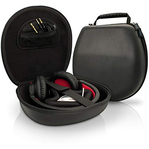 iGadgitz U3804 - Carcasa Rígida EVA, Funda de Transporte, Bolsa para Auriculares (Sony, Philips, Pioneer, Senheisser, Marshall, Shure, Beats, Bose, etc), Negro iGadgitz U3804 - Carcasa Rígida EVA, Funda de Transporte, Bolsa para Auriculares (Sony, Philips, Pioneer, Senheisser, Marshall, Shure, Beats, Bose, etc), Negro
