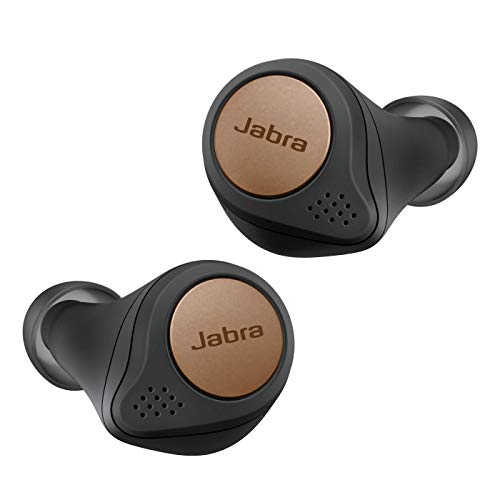 Jabra Elite Active 75t - Auriculares inalámbricos para deporte compatible con iOS/Android (Bluetooth 5.0, True Wireless), Negro y Cobre