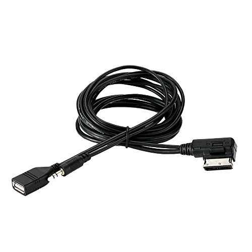 KKmoon Aux MP3 Cable ,AMi MMi audi Interface a 3.5mm USB Adaptador Música Cable para VW Audi S5 Q5 Q7 A4l A3 A5 A1 KKmoon Aux MP3 Cable ,AMi MMi audi Interface a 3.5mm USB Adaptador Música Cable para VW Audi S5 Q5 Q7 A4l A3 A5 A1