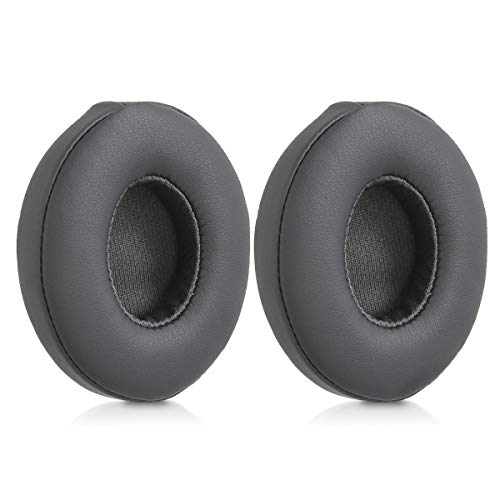 kwmobile 2X Almohadillas para Auriculares Compatible con Beats Solo 2 Wireless / 3 - Almohadilla de Cuero sintético para Cascos kwmobile 2X Almohadillas para Auriculares Compatible con Beats Solo 2 Wireless / 3 - Almohadilla de Cuero sintético para Cascos