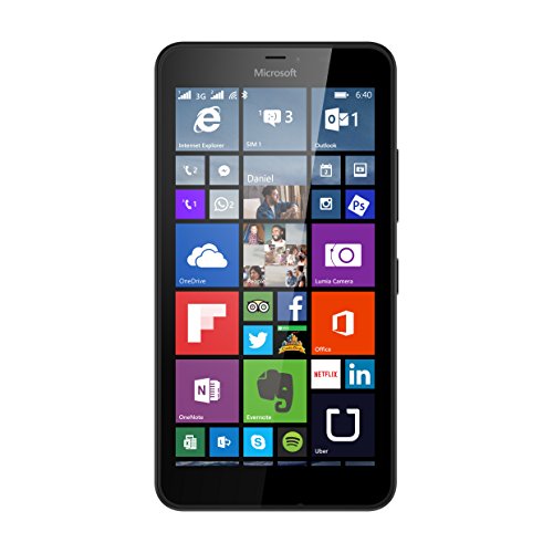 Nokia Lumia 640 XL - Smartphone 5.7" (3G, Qualcomm MSM8926 Snapdragon 400, 1 GB de RAM, Dual SIM) color negro