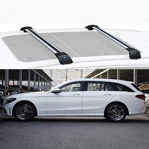 Nologo Compatible con Mercedes Benz Clase C Estate Barra De Carga Baca Portaequipajes De Aluminio for Compatible con Mercedes Benz C Clase Estate 2015-20 (Size : For Mercedes Benz C Class 2020)