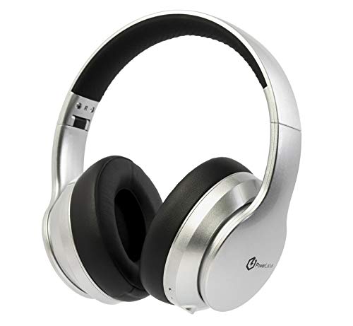 PowerLocus P6 - Auriculares Bluetooth Inalámbricos de Diadema, [20H de Duración] Super Bass Hi-Fi con Sonido Estéreo Cascos Bluetooth con Micrófono Inalámbrico y con Cable para Móviles,Tablets,PC,TV