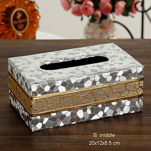 PU cajas de pañuelos de almacenamiento cubierta Servilleta ideas creativas para toallas de papel soporte de asiento tipo habitación caja de madera moderna casa alquiler,centro de piedra de plata PU cajas de pañuelos de almacenamiento cubierta Servilleta ideas creativas para toallas de papel soporte de asiento tipo habitación caja de madera moderna casa alquiler,centro de piedra de plata