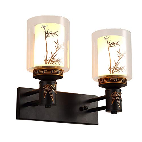 Qyyru American Zen Art Wall Light Dormitorio Sala de estar Tienda Museo Jardín Villa de lujo Decoración Paisaje Jardín Chino Pasillo Ático Lámpara de pared LED E27 Mejor vendedor Aplique de pared Qyyru American Zen Art Wall Light Dormitorio Sala de estar Tienda Museo Jardín Villa de lujo Decoración Paisaje Jardín Chino Pasillo Ático Lámpara de pared LED E27 Mejor vendedor Aplique de pared