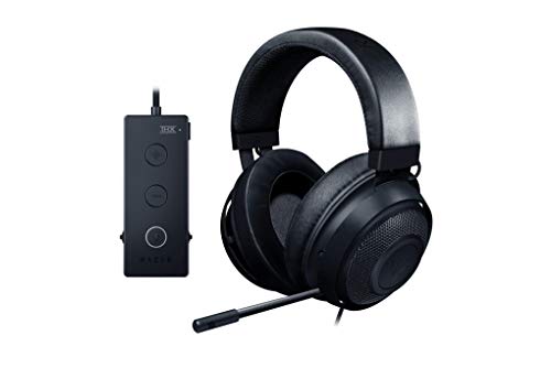 Razer Kraken Tournament Edition Auriculares Gaming, con Cable, Control de Audio y THX Spatial Audio, Alámbrico, Color Negro