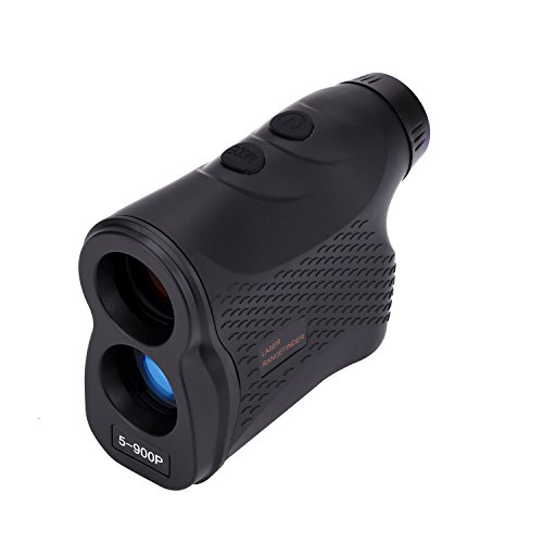 SeeKool 600m Telémetro de Golf, Multifunciones Laser Rangefinder, 6X Aumento, con Bloqueo de Bandera, Distancia, Medición de Velocidad, para Golf, Caza, Escalada en Roca al Aire Libre