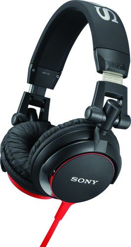 Sony MDRV55R - Auriculares de diadema cerrados (reducción de ruido), negro y rojo Sony MDRV55R - Auriculares de diadema cerrados (reducción de ruido), negro y rojo