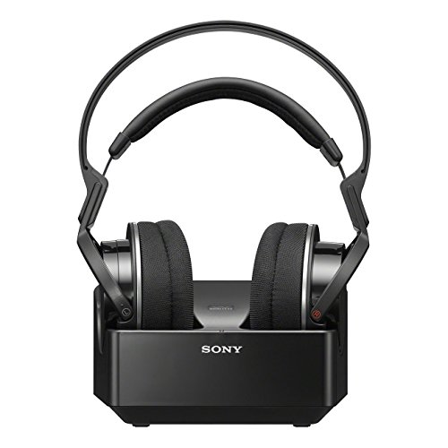 Sony RF MDR-RF855RK - Auriculares De Diadema Cerrados Para Television Sin Bluetooth, Color Negro